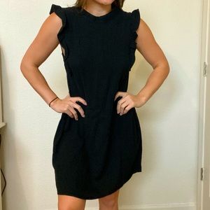 Black Vici babydoll dress